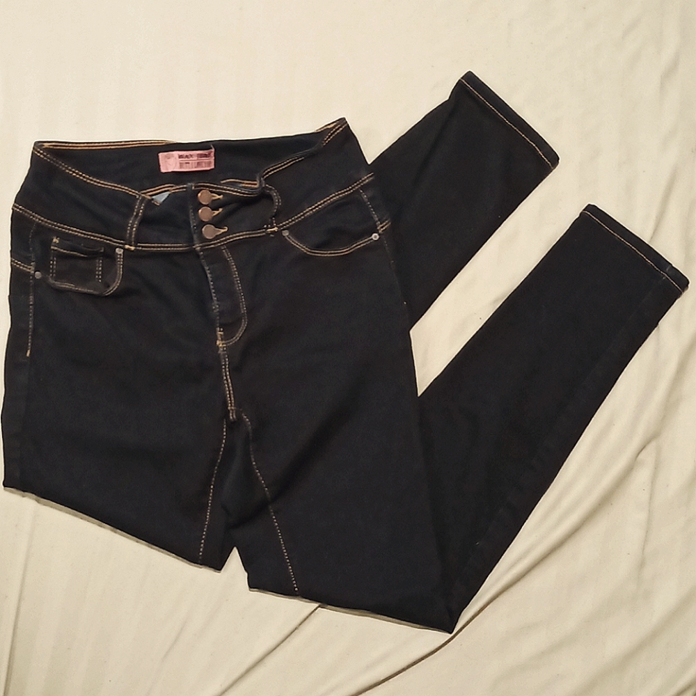 High Waist Wax Jeans